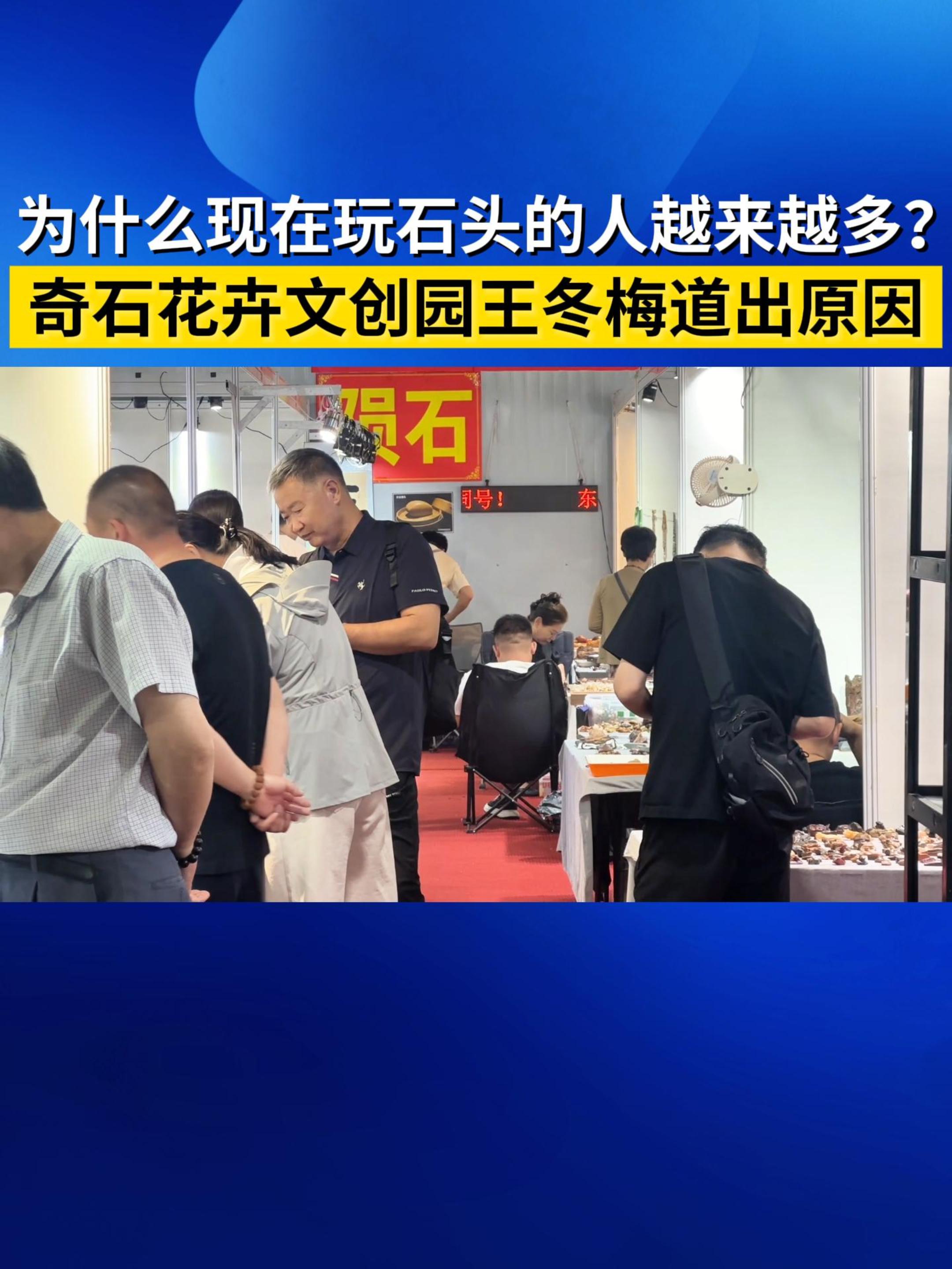 为什么现在玩石头的人越来越多？ 奇石花卉文创园王冬梅道出原因